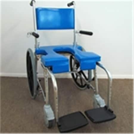 Goanywhere Commode Self Propel Shower Chair- Blue SP